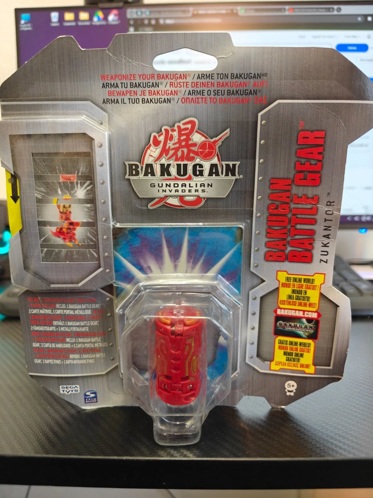Bakugan - Battle Gear Zukantor Vintage 2009/10/11 Spin Master Sealed Booster Pac