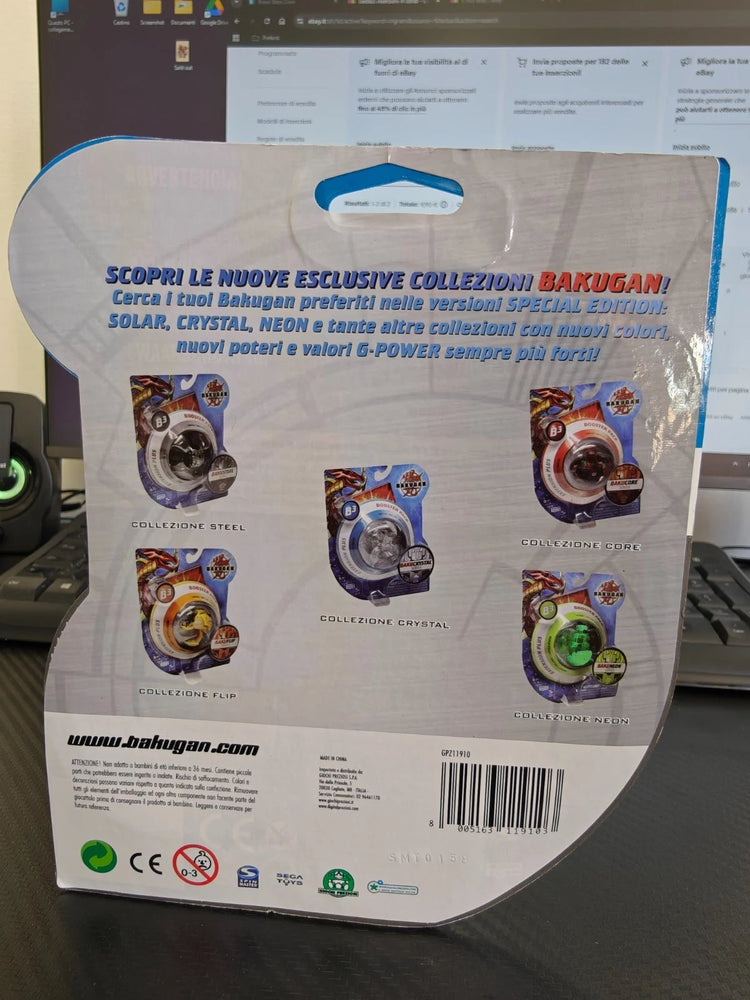 Bakugan - Ingram Darkus Vintage 2009/10/11 Spin Master Sealed Booster Pack