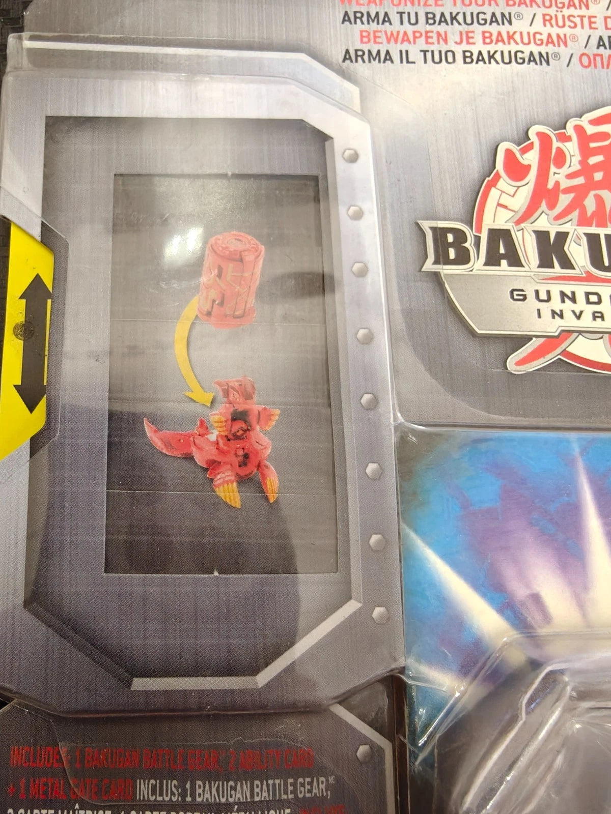 Bakugan - Battle Gear Zukantor Vintage 2009/10/11 Spin Master Sealed Booster Pac