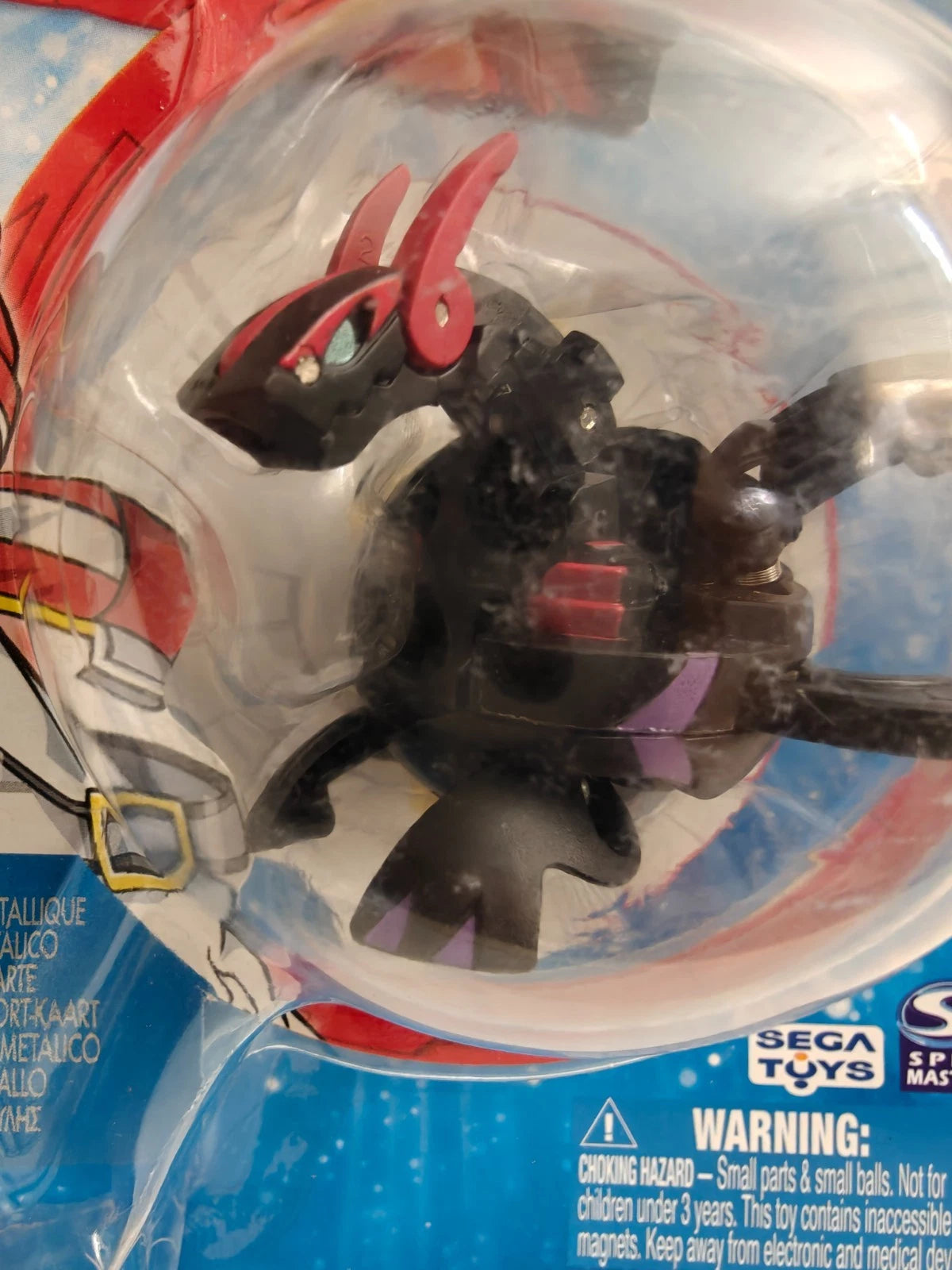 Bakugan Darkus Viper Helios + Metalfencer Trap BakuSteel New Vestroia Sealed