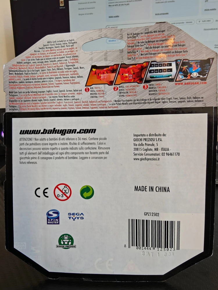 Bakugan - Aranaut Ventus Vintage 2009/10/11 Spin Master Sealed Booster Pack